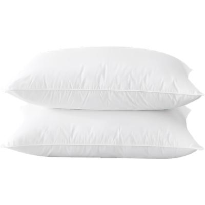 China Hotel Collection Pillow Downproof Fabric Hotel Beauty Anti-static Bed Pillow For Comfortable Sleeping for sale