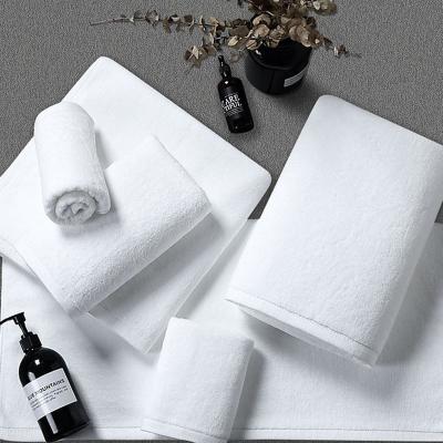 China Hypoallergenic Christmas Embroidered Spa Logo White Cotton Bath Towel Custom Printed Set Luxury Hotel Bath Towels For Bath for sale