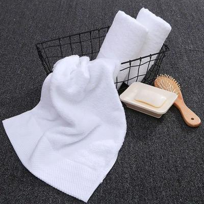 China Hypoallergenic Luxury Quality All White Jacquard Massage Spa Cotton Towels Promotional Hotel Bath Towel Sets With Logo for sale