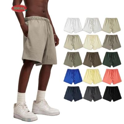 China Anti-Wrinkle 2023 Spring Summer High Quality 425G Cotton Oversized Casual Shorts For MEN High Street Solid Custom Made Mens Unisex Shorts for sale