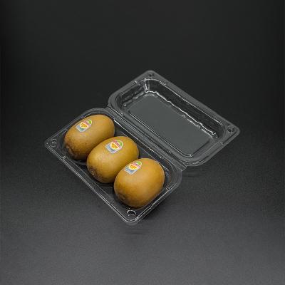 China Fruit Blister Clear 6Pcs Kiwi Fruit Packaging Tray Custom Disposable Plastic Box Pet Fruit Clamshell Package for sale