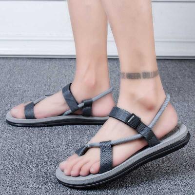 China Deodorization Flip Flops Slip On Flats Slippers Male Summer Roman Beach Shoe Casual Sandals Rope Gladiator Unisex Sandalias Hombre for sale