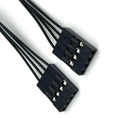 China Customized Length Electrical Wire Harness Dupont 4 Pin To JST SH 1.0 4 Pin Connector for sale