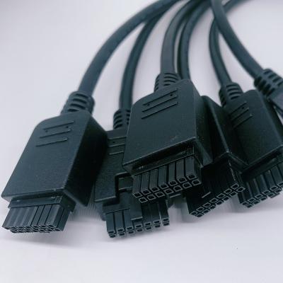 China 14 Pin Micro Fit 3.0 Overmolding Molded Cable Assembly UL20276 430251400 PVC Cable for sale