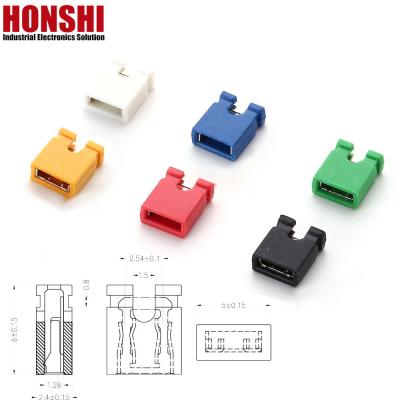 China Automotive Mini Jumper Connector Board to Board Female Socket 1.27mm 2mm 2.54mm Pitch Black Red Yellow with Ni Plating for sale