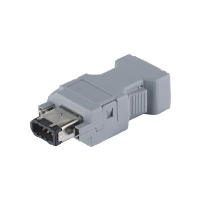 China IEEE 1394 6 Pin Female Connector Soler Type Voltage 500V For Server I/O Connection for sale