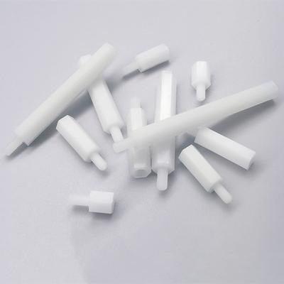 China White Nylon Round Plastic Standoff for Through Hole Mounting on Printed Circuit Boards for sale