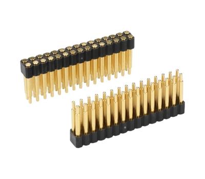 China 2.0mm 20 Pin Customize Pogo Pin Connector Spring Pin Gold Plated SMT Pogo Connector for sale