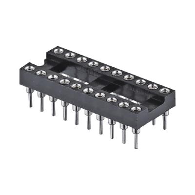 Cina 2.54mm Femminile Testa di pin rotondo 8 Pin 10 Pin 18 Pin 28 Pin 32 Pin 40 Pin Socket IC in vendita