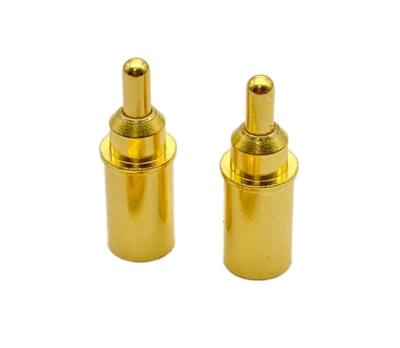 China DC12V 2A 6.0mm POGO Pin SMT Gold Plated Pogo Pin Pad Brass Connector for sale