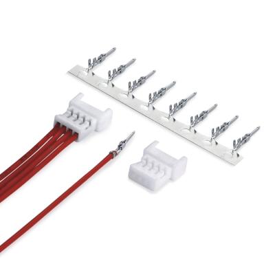 China Custom Jst Cable Sh Gh Zh Ph Xh Vh Molex 1.25 Connectors Plug Socket Crimp Contact OEM for sale