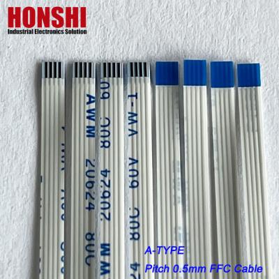 China Conectores Flex Flat AWM 20624 0.5mm Pitch 4 Pin Flexível Flat Ribbon Cable Assembly à venda