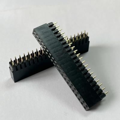 China 2.54mm Pitch Dual Row H8.5mm Board To Board Connector Vrouwelijke Pin Header Connector Te koop