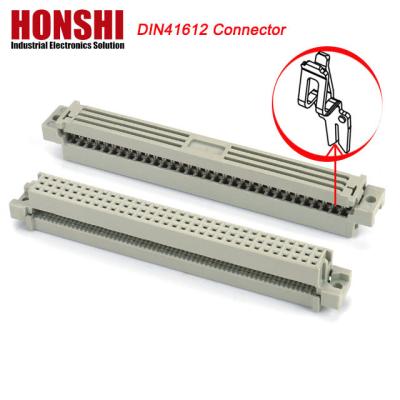 China 2.54mm Euro DIN 41612 Connector Vrouwelijk IDC Type 3rijen 64P 96P Connectors voor PCB-platen Te koop