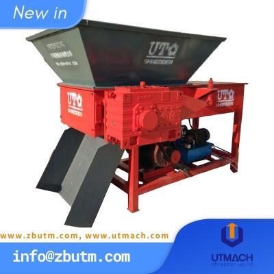 China single shaft shredder, heavy duty ABS PP HDPE Flake Bags Film Plastic Lump Cutting Recycling Plastic Shredder Machine for sale