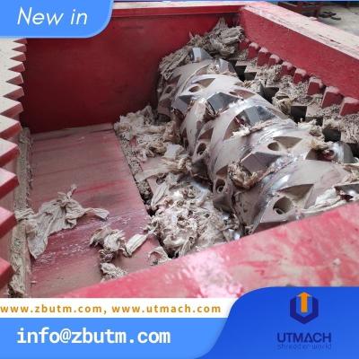 China Plastic film shredder, film single shaft shredder, plastic crusher machine, one rotor grinder, plastic lump shredder for sale