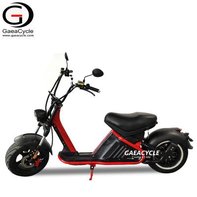 China Wholesale Gaea Citycoco m2 3000w 75 km/h EEC Certification Alloy Wheel Speedy E Chopper Motorbike Electric Scooters For Adults for sale