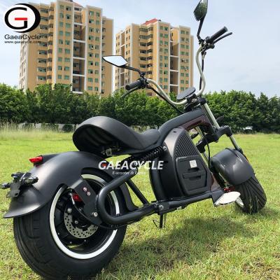 China 12inch Alloy Wheel Eu Warehouse Spain Germany France Drop Shipping Gaea M8 EEC E Chopper Citycoco 2000W Electric Scooters for sale