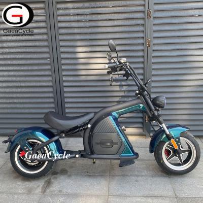 China Gaea Citycoco M8 new arrival Dropshipping alloy 12inch wheel warehouse electric scooters EEC COC tire EU/USA wholesale for sale