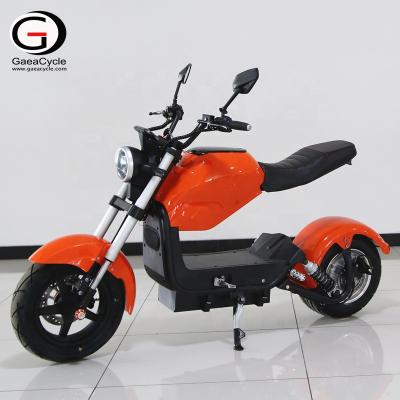 China Gaea 2019 electric scooter citycoco 1500w fat tire motorcycle 18*9.5 inch for sale