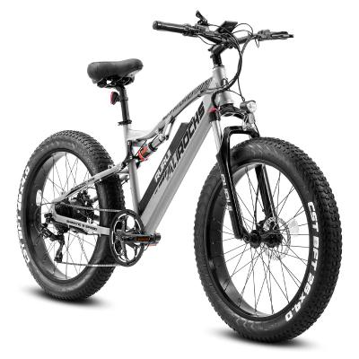 China Eahora Rurui XT10 Ebike USA Warehouse Aluminum Alloy 750W 48V 15Ah 7-Speed ​​Off-Road Bicycle 26 Inch Fat Tire Electric Mountain Bike for sale