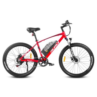 China Aluminum Alloy USA RURUI Stream XT3 27.5 Inch Commuter Travel Ebike 48V 16Ah Lithium Battery 500W Electric Mountain Bike With Front Suspension for sale