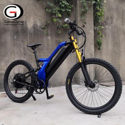 China Gaea electric bike 1000w 48v full suspension mountain bike standard electric e-bike battery for sale