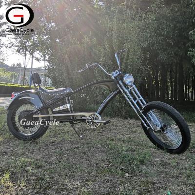 China Gaea electric fatbike steel electric bike bicycle with pedal vintage e bike manufacturer for sale