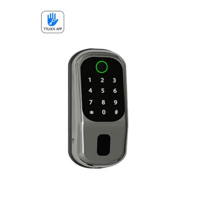 China 38-48mm Tuya Factory Supply Smart Door Lock Biometric Lock Fingerprint Keyless Digital Lock for sale