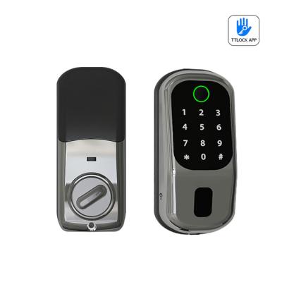 China 38-48mm Fingerprint Door Card Code Key Ble Smart Lock Combination Smart Home Door Lock APP for sale