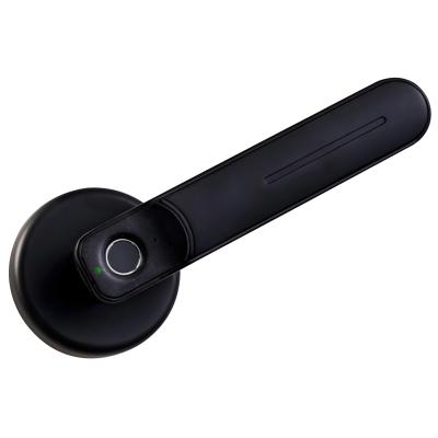 China Residential Biometric Door Lock Touch Semiconductor Fingerprint Recognition Door Handle Keyless Digital Lock for sale