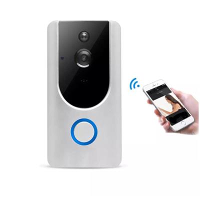 China PIR Smart wifi video doorbell ring hd security camera Xsh wireless cam system door bell with indoor chime for sale