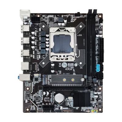 China Xeon E5 LGA1356 HM65 Dual-DDR3 32GB LAN Desktop Motherboard Single I/O 6 High Speed ​​Desktop USB Port for Home for sale