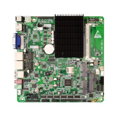 China Sales J1900 Single Bay Trail-D/M Thin Mini ITX Computer Motherboard 6 COM DUA-LAN DDR3 8GB Industrial Hot Channel for sale