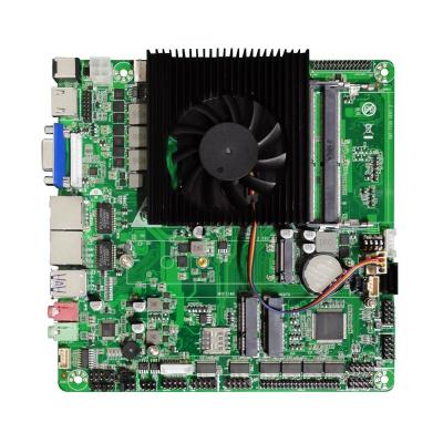 China Industrial Hot Sales 32 GB 8*USB Slot Slim Mini-ITX Motherboard with 1*MSATA Include Whiskey Lake/Comet Lake-U CPU, 6 COM, Dual LAN for sale