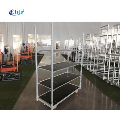 China A1 Durable Greenhouse Nursery Plant Transport Danish DC Cart for sale