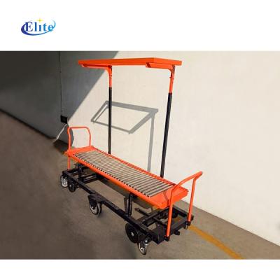 China Easy To Transport Greenhouse Tomato Picking Harvesting Cart for sale