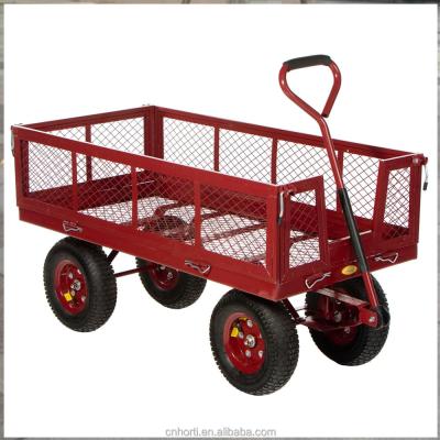 China Tool Cart Garden Cart Bed-Flatbed Truck With Fold Down Sides for sale