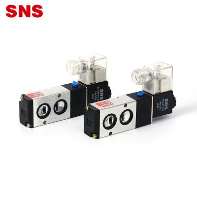 China SNS 4M series other airtac flow 2 electric 5 position pneumatic control left solenoid valve for sale