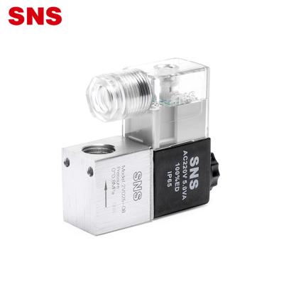 China SNS General Pneumatic 2V Series 2/2 Way Air 2V025-08 Normally Closed Direct Acting Solenoid Valve for sale