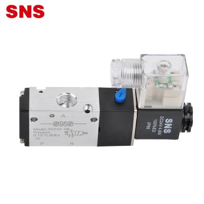 China Wholesale SNS 3V210-08 3/2 Series General Series Way 1.0MPa Aluminum Alloy 12V 24V 220V Pneumatic Internal Pilot Solenoid Valve for sale