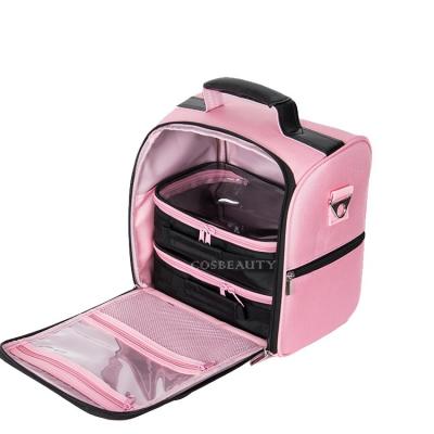 China Office Trolley Makeup Cases Selling Professional New Functional Make Up Storage Cosmetic Bag for sale