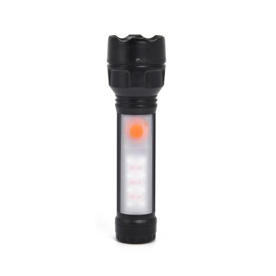 China Side Ignition Quality Product 4Aaaa Dry Battery Plastic Torch Lamp Emitting White And Red Light Flashlight Led Torch Light for sale