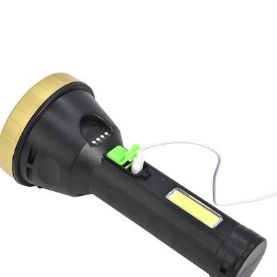 China Product Rechargeable Portable Plastic Handheld Torch Quality Flash Light Led Rechargeable Flashlights Outdoor Torches for sale