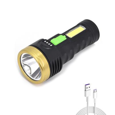 China New Arrival Indoor Lighting Flashlight High Power Rechargeable Led Rechargeable Super Bright Flashlight for sale