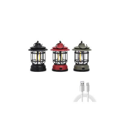 China Factory Price Outdoor Portable Camping Lantern Growing Lamps Camping Lights Portable Camping Plastic Lantern for sale