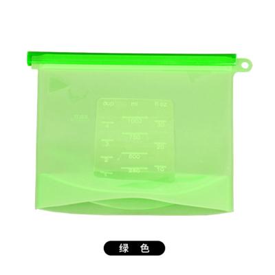 China Creative Reusable Guaranteed Viable Quality Leak Proof Food Grade Silicone Food Storage Bag for sale