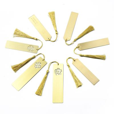 China Healthcare Institutions Custom Bookmarks For Metal Crafts Die Casting Blank PU Metal Gold Plated Bookmark Books With Logo for sale