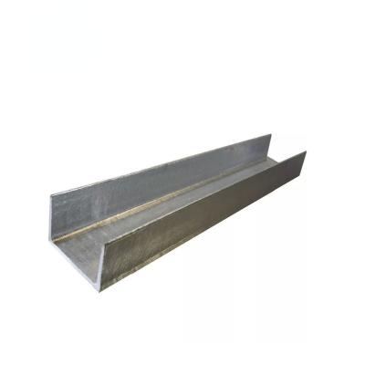 China Support System Hot Rolled Cold Formed Steel Profile Galvanized Steel U Shape Steel Channel Profile for sale