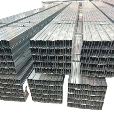 China Support System Galvanized Steel Channel Profiles Price Lists Cold Formed Galvanized Steel Profile for sale